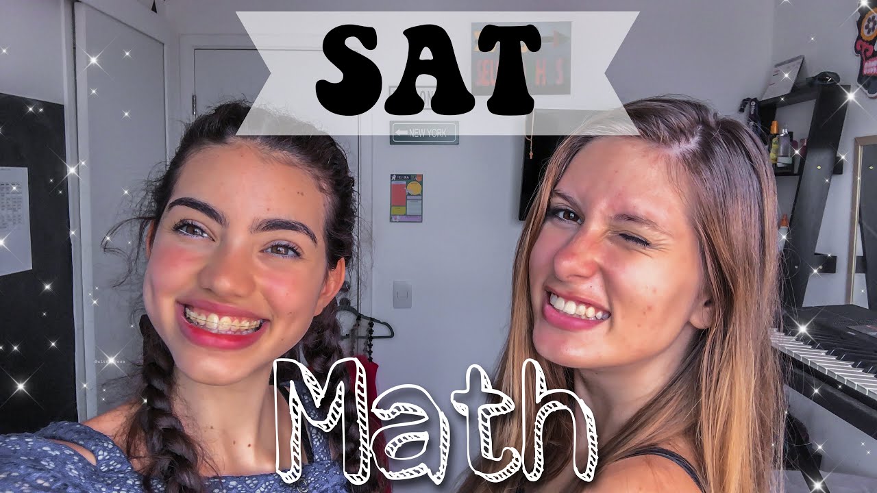COMO ESTUDAR PARA A MATEMATICA DO SAT TEST??! (+ LISTA DE EXERCÍCIOS)  JustPoppin