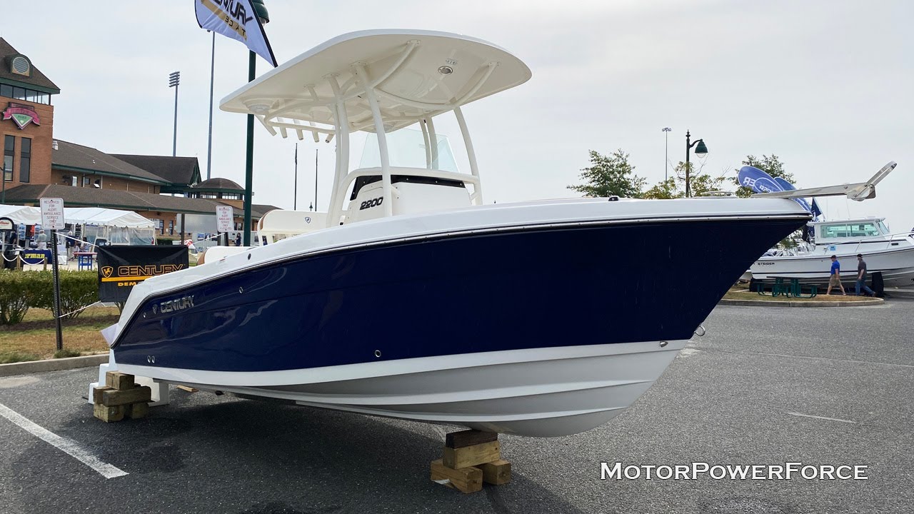 2021 Century 2200 Center Console Boat with F200 Yamaha Outboard