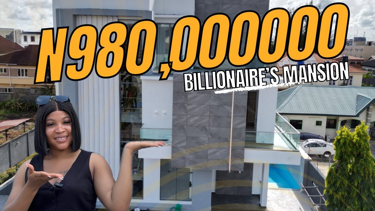 Inside a N980 Million ($655,000) Luxury 5Bedroom Billionaire’s Mansion In Lekki PhaseOne Lagos