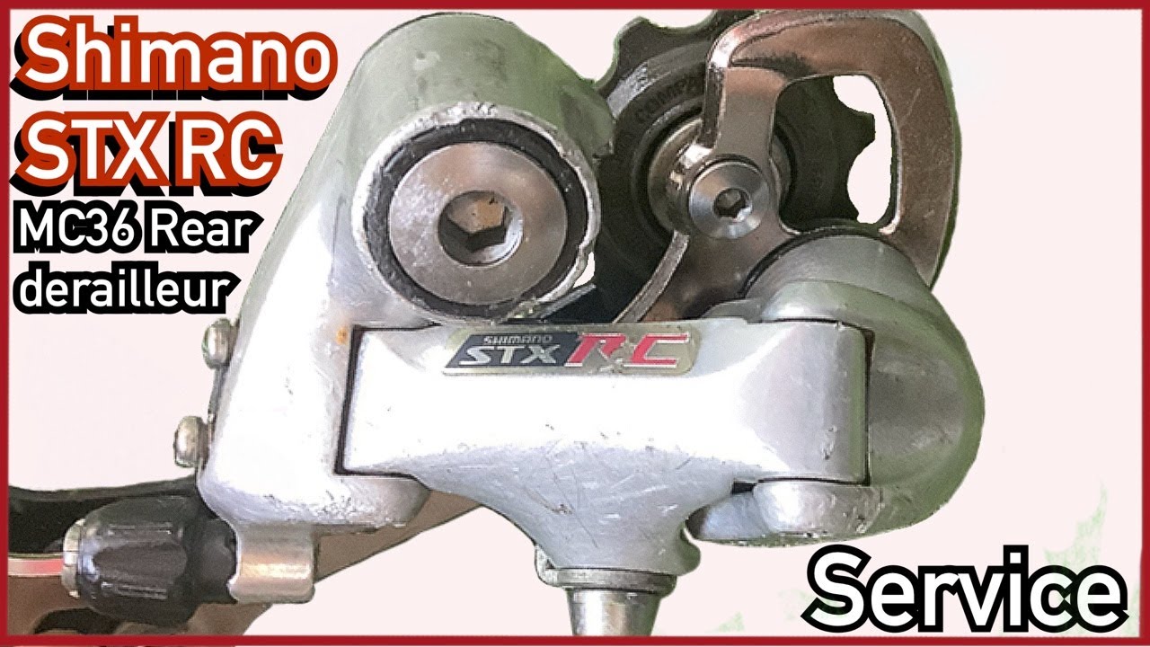 Shimano STX MC36 Rear derailleur: restore service clean dissembled