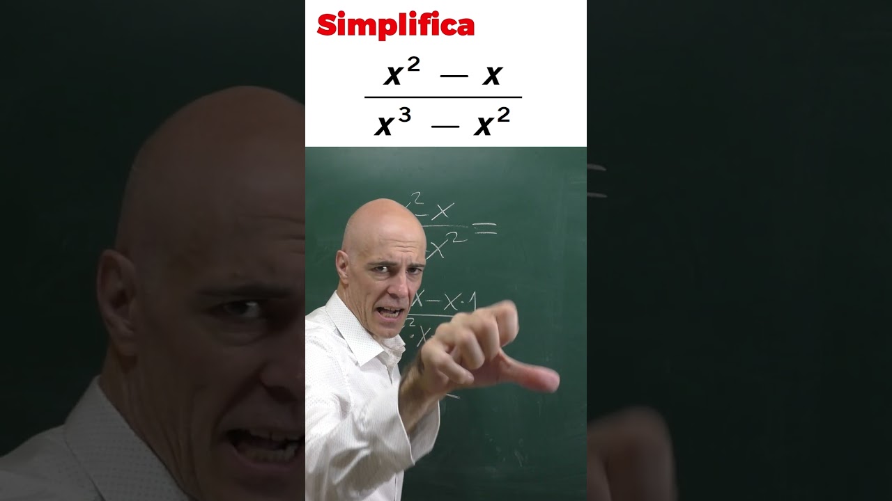 &iquest;SABES SIMPLIFICAR LA FRACCI&Oacute;N ALGEBRAICA? Matem&aacute;ticas B&aacute;sicas