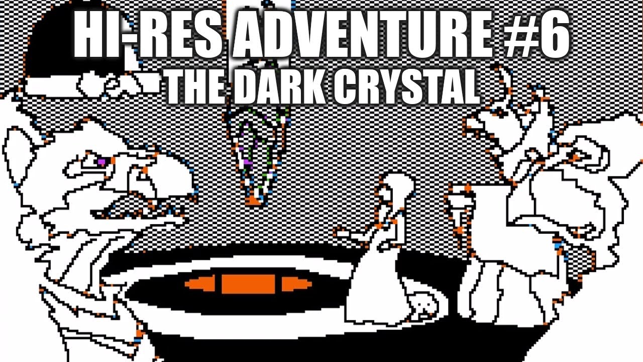 HI-RES ADVENTURE #6: THE DARK CRYSTAL Gameplay Walkthrough - No Commentary Playthrough