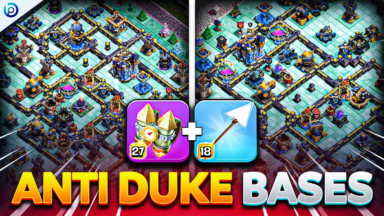 Top 10 Best TH18 Anti DRAGON DUKE Bases | Best War, CWL & Trophy Layouts 2026