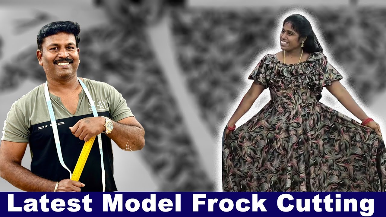 Latest Model Frock Cutting Detailly Explained in Tamil | Tailoring in Tamil | Tailor Bro