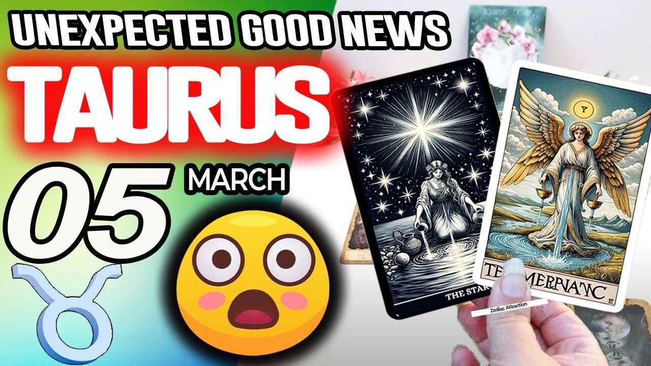 Taurus ♉😃UNEXPECTED GOOD NEWS😲 horoscope for today MARCH 5 2026 ♉ #taurus tarot MARCH
