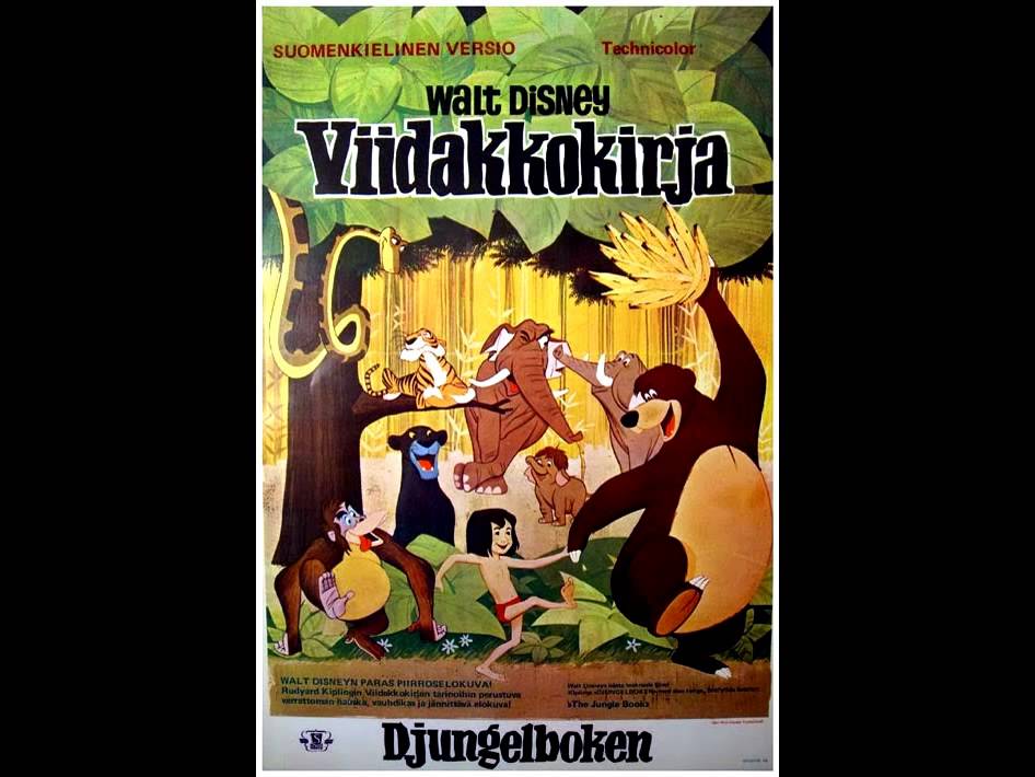 The Jungle Book = I wanna be like you (original finnish dub 1968)