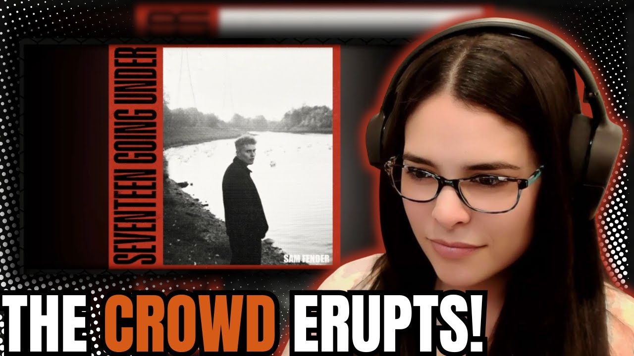 Реакция на песню Sam Fender Seventeen Going Under 😮 Толпа превращает это в настоящую силу