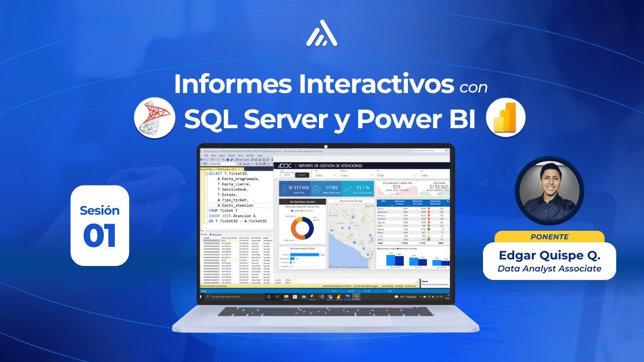 Integrando SQL Server⚙️ y Power BI📊 - Sesion 01