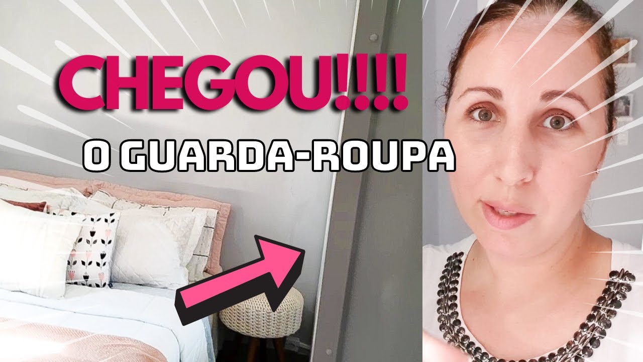 VLOG DA TRANSFORMAÇÃO DO NOSSO QUARTO| PARTE 1| CHEGOU NOSSO GUARDA ROUPA
