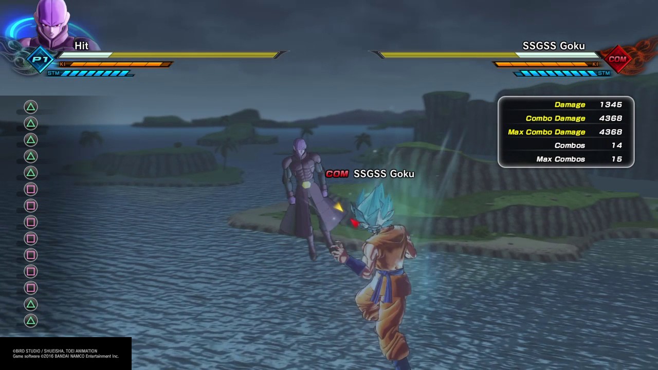 Dragon Ball Xenoverse 2 Hit Moveset