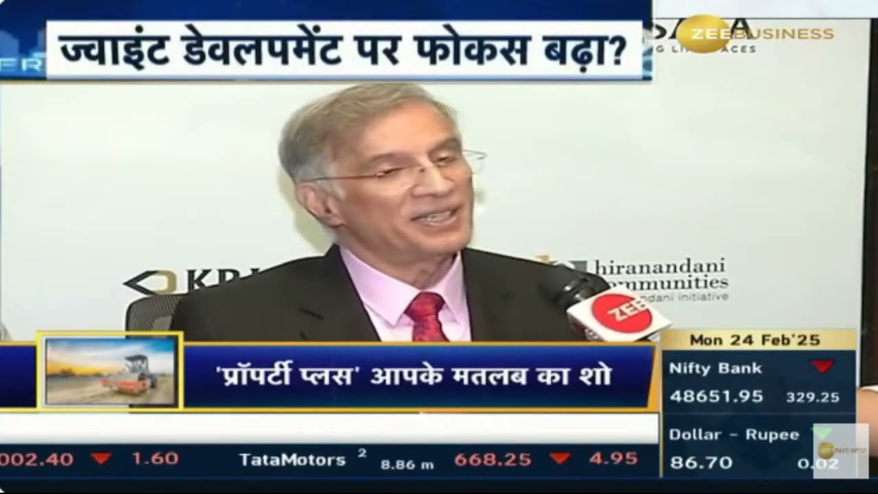 Krisala x Hiranandani | Zee Business Interview | Dr. Niranjan Hiranandani | Mr. Aakash Agarwal