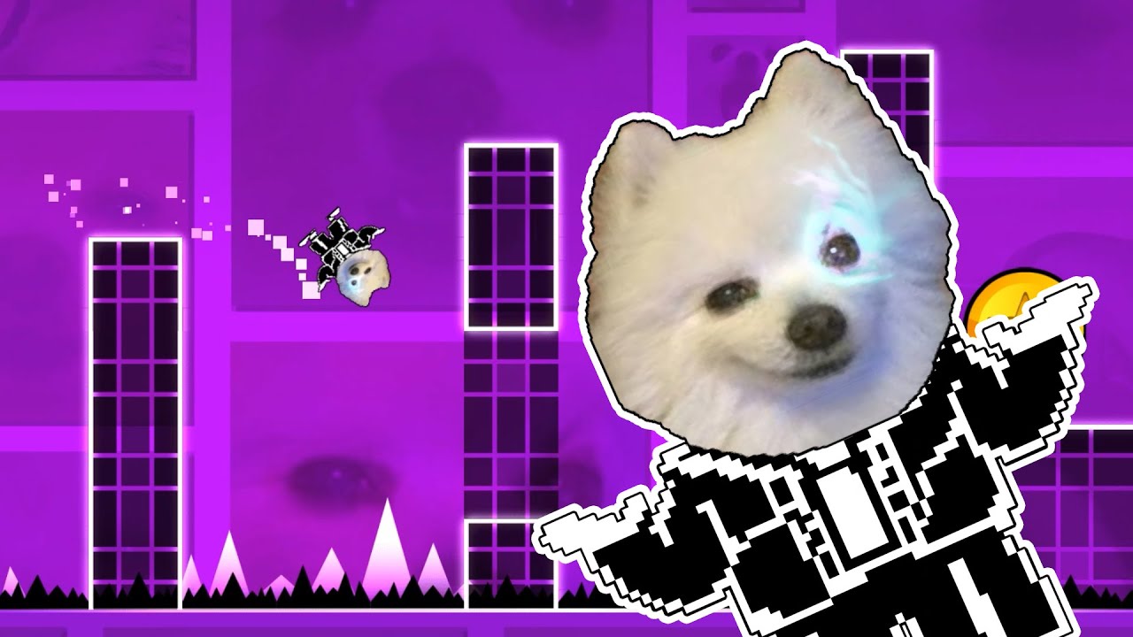 지오메트리 개쉬 (지오메트리 대쉬 강아지 리믹스) | Geometry Dash - Dog Version