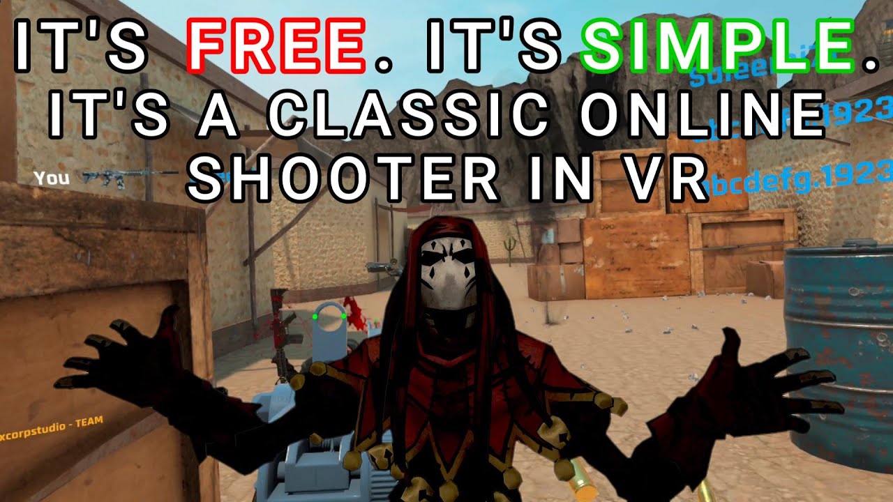 Aim XR Gameplay Review - A Free Meta Quest Online Shooter | CS in VR | Call of Duty in VR