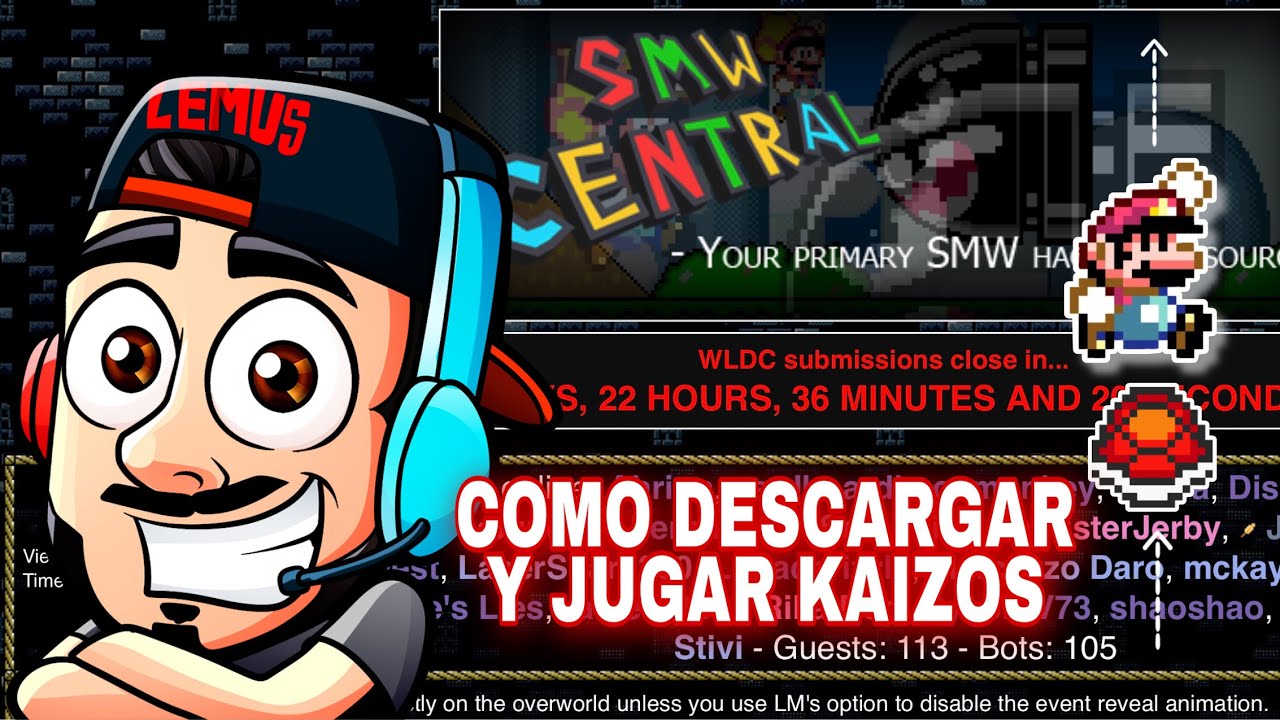 Como descargar y jugar kaizos, roms o hacks de Super Mario World en SMW Central  -F&aacute;cil y r&aacute;pido-