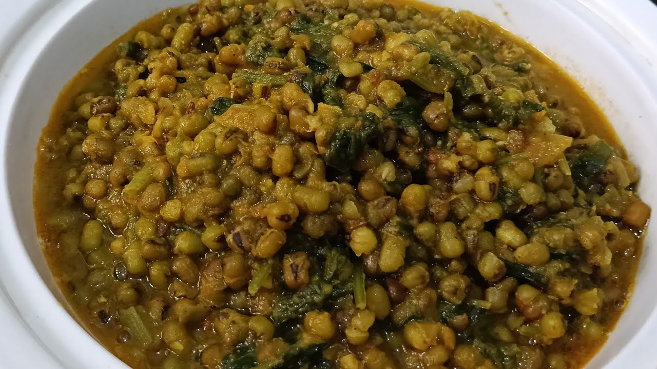 Palak and Moong ki sabzi recipe 😋 yummy 