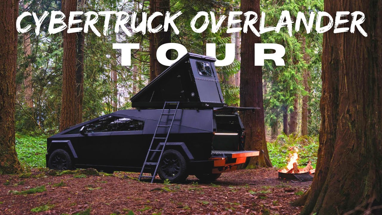 Cybertruck Camper TOUR - Space Campers Cap