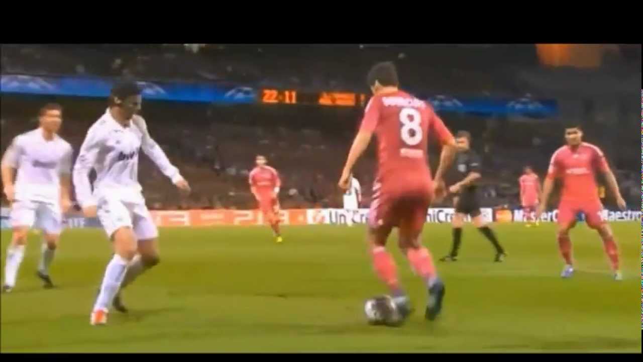 Yoann Gourcuff with Lyon