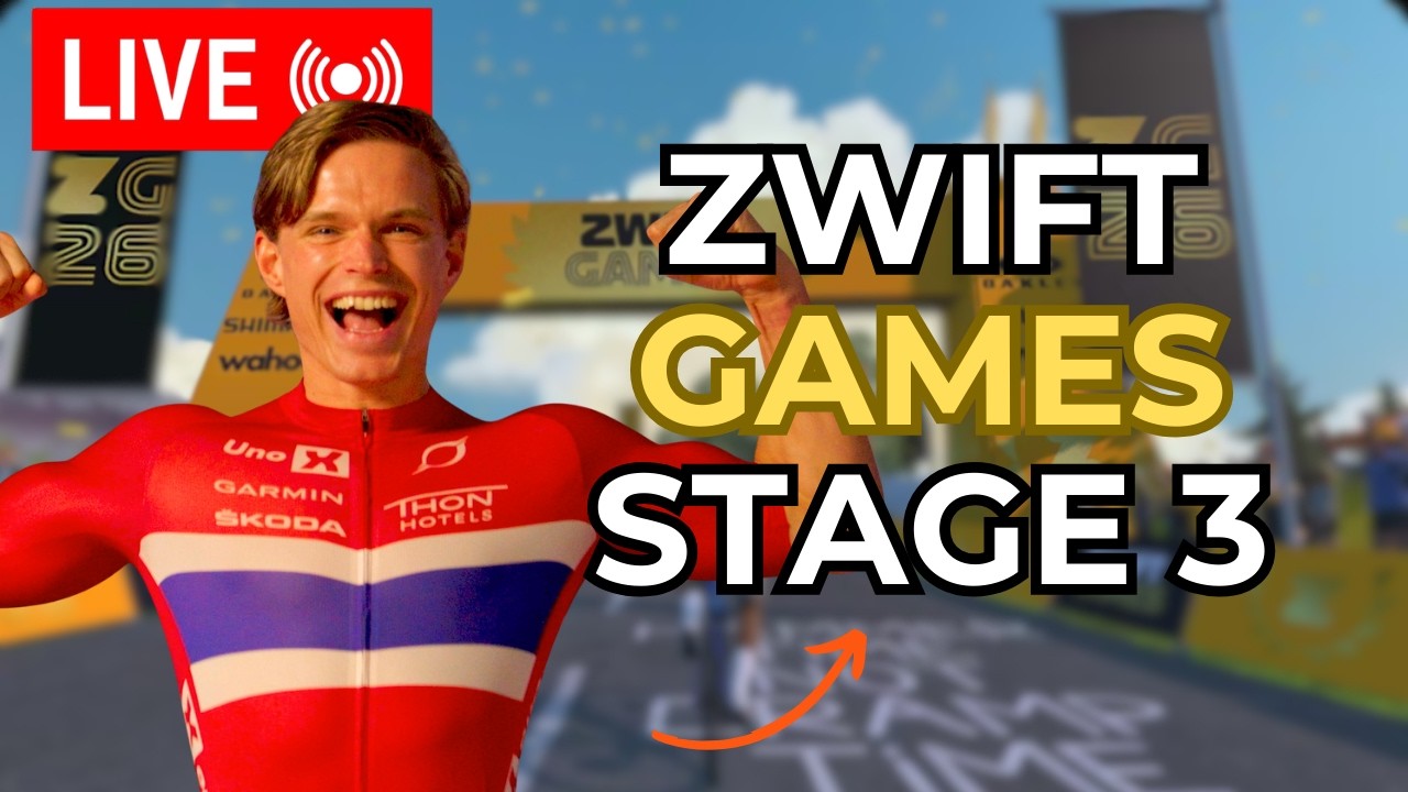 LIVE: Stage 3 Zwift Games pure punch!🔥