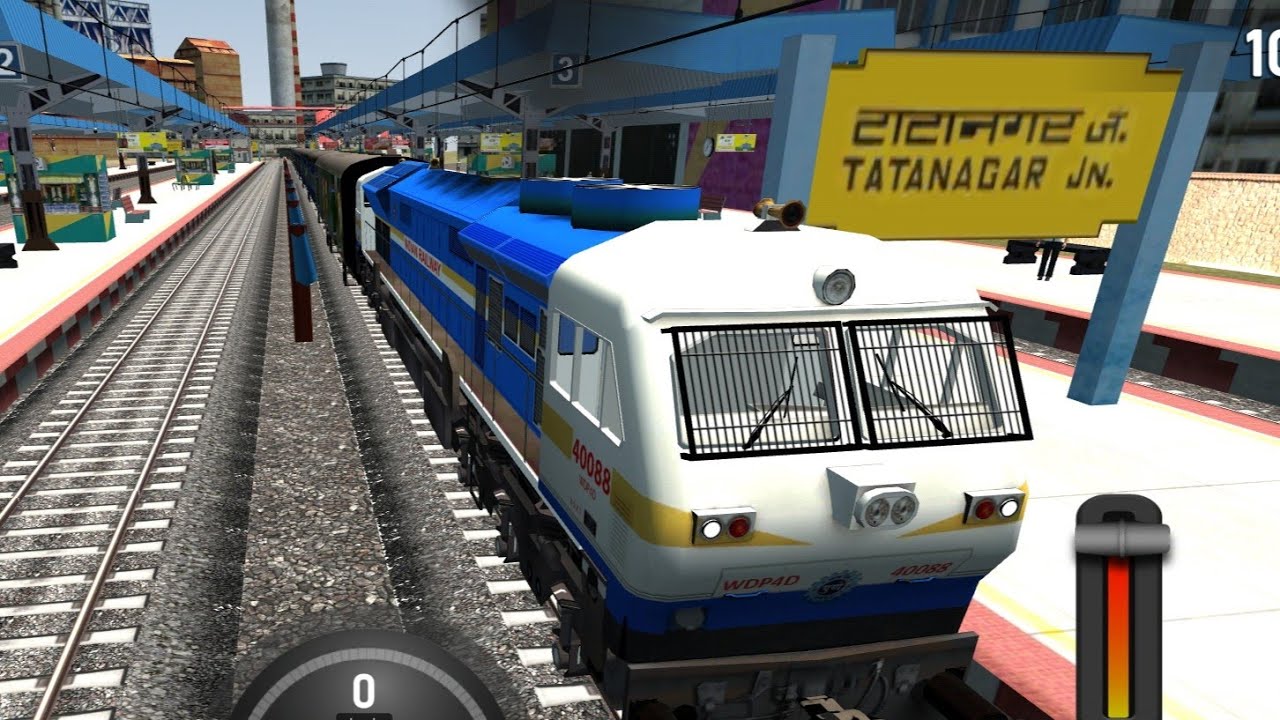 Indian Train Simulator TaTanagar To Anantapur train no:40088 WPD-4D Disel Engine