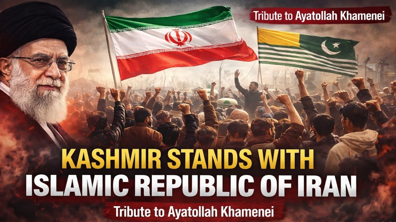 Tribute To Ayatollah Khamanei| Kashmir Stands With Iran 🇮🇷 ..From Arampora To Magam 