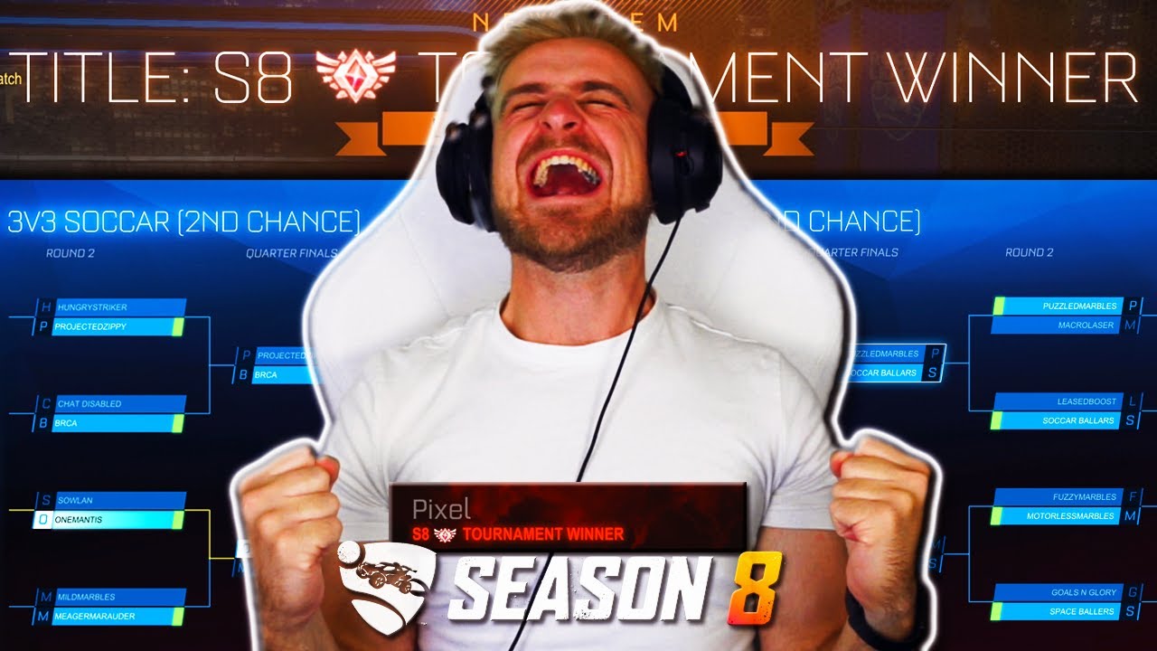 *OMG WE DID IT* Road to the Red Tournament Title in Rocket League... [SEASON 8 BEST MOMENTS]