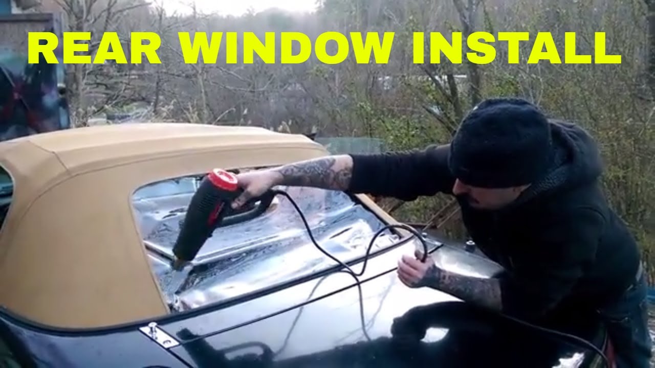 Miata MX-5 | Wal-Mart Rear Window Repair | How To