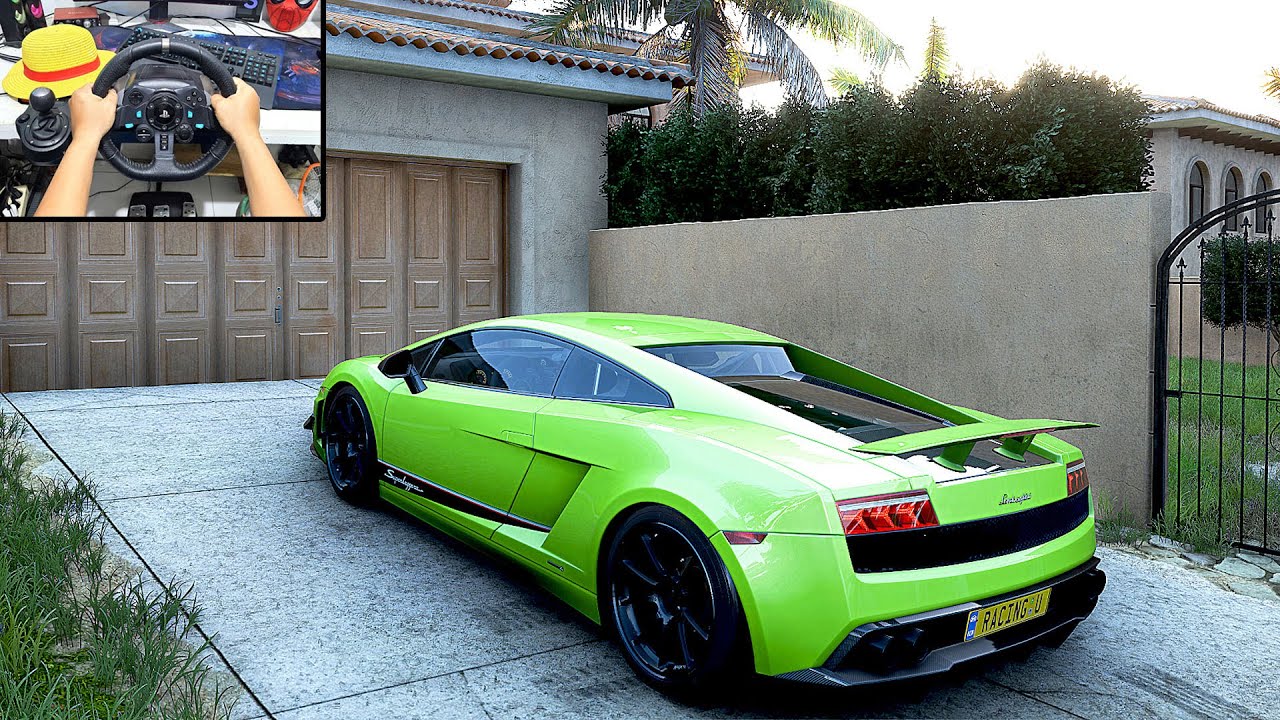 Lamborghini Gallardo LP 570 4 Superleggera - Forza Horizon 5 | Logitech G29 Steering Wheel
