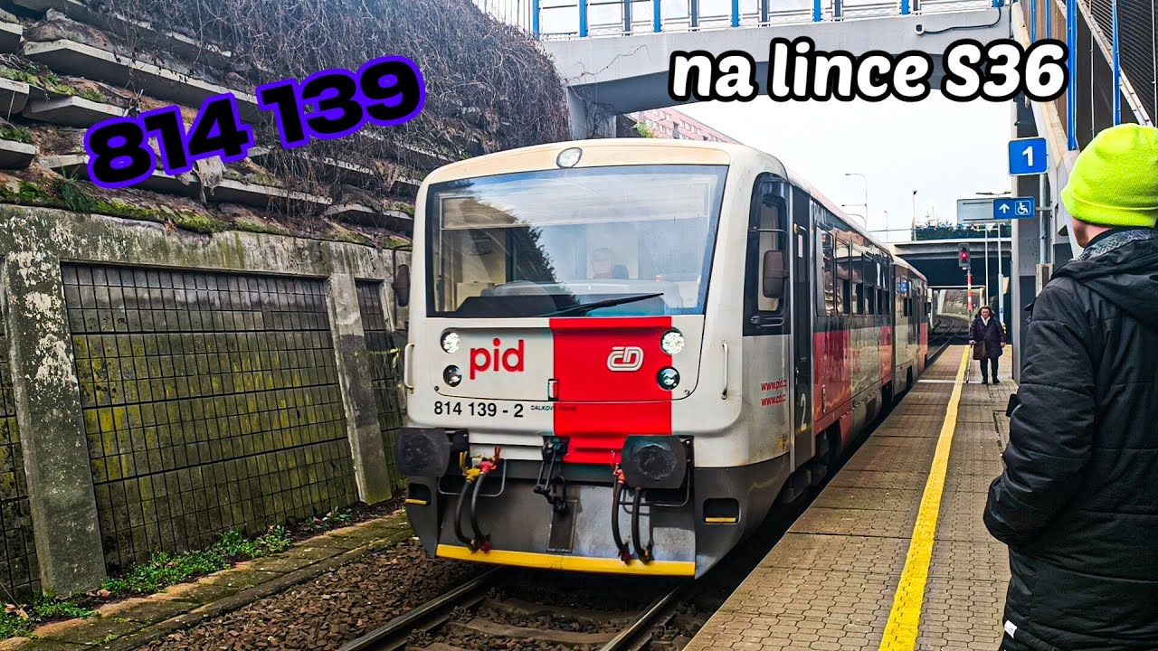 RegioNova 814 139 na osobních vlacích linky S36 • 21.12.2025
