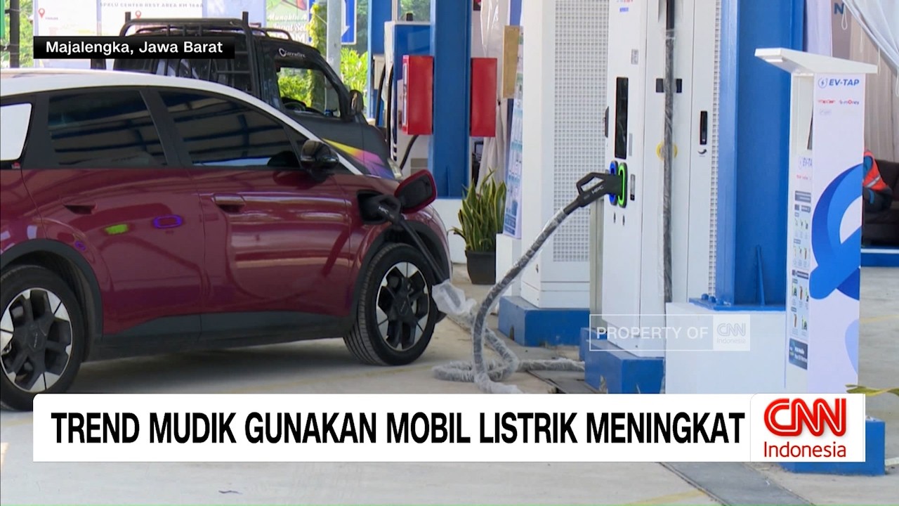 Tren Mudik Menggunakan Mobil Listrik Meningkat Pesat