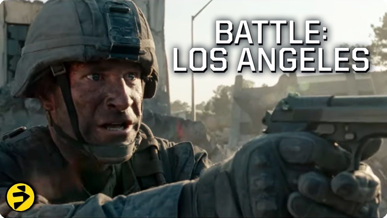 BATTLE: LOS ANGELES US Marines Take on the Alien Invasion | Action Scene