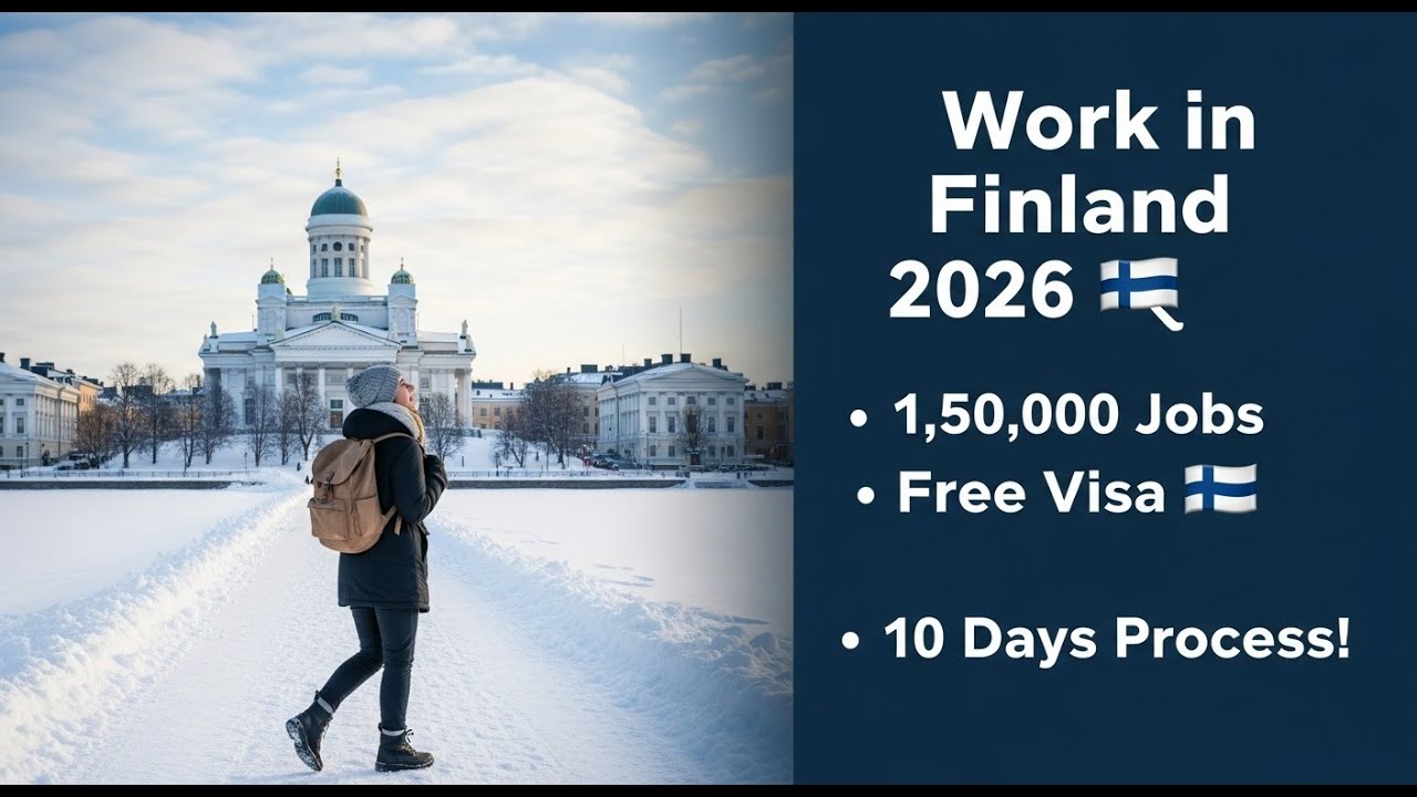 Work in Finland 2025 🇫🇮 | 1,50,000 Jobs | Free Visa & 10 Days Process!