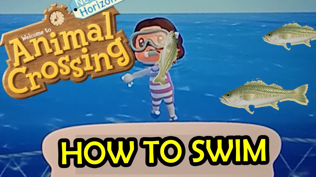 ANIMAL CROSSING HOW TO SWIM *NEW UPDATE JULY 2020*