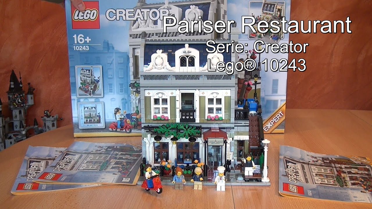 Test LEGO Pariser Restaurant (Set 10243 Creator / Bauen mit Modulen)