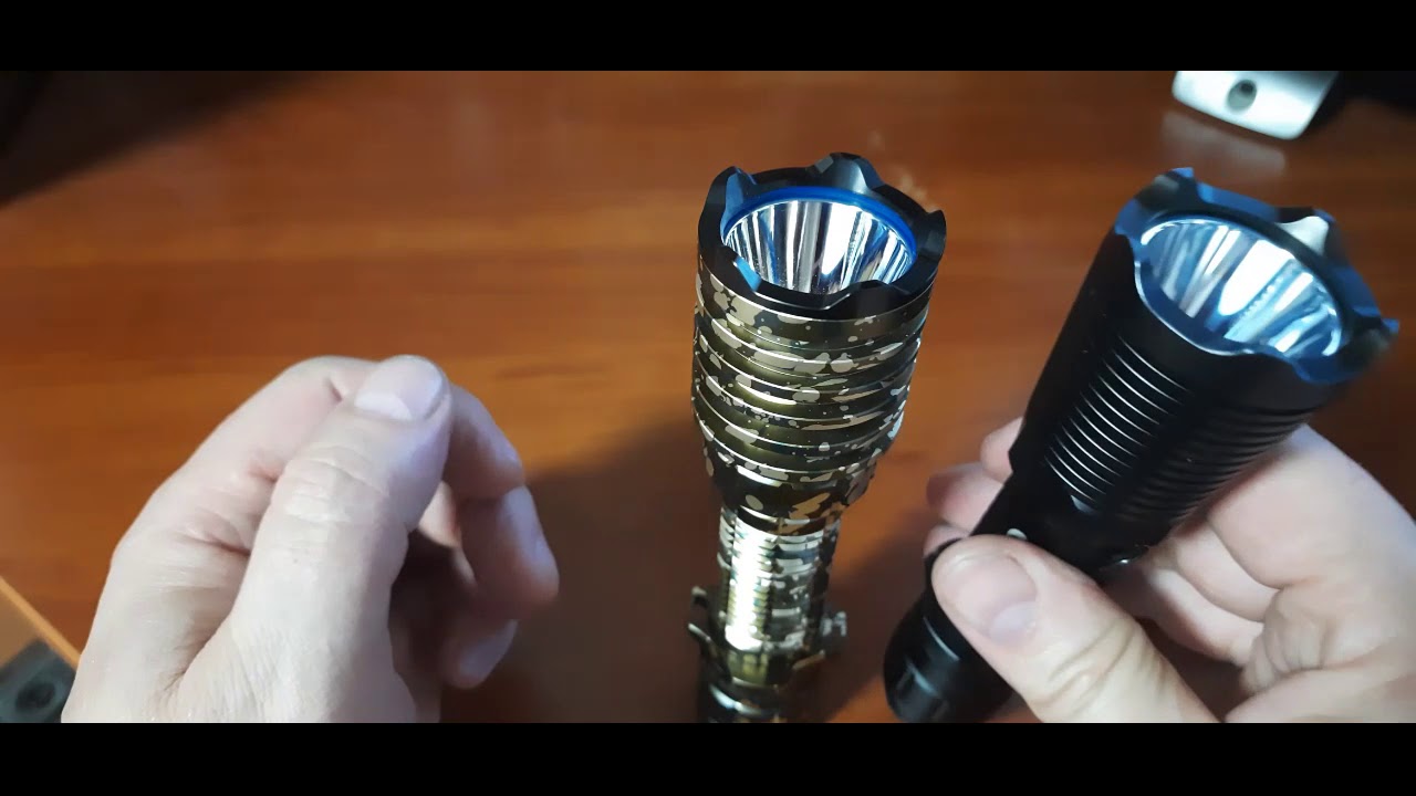 Сравнение тактических фонарей Olight M23 Javelot и Olight Warrior X Pro