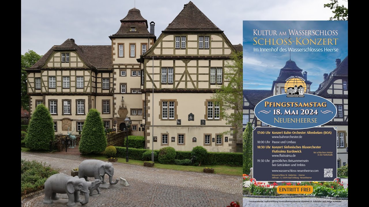 Schlosskonzert am Wasserschloss Neuenheerse 2024 !