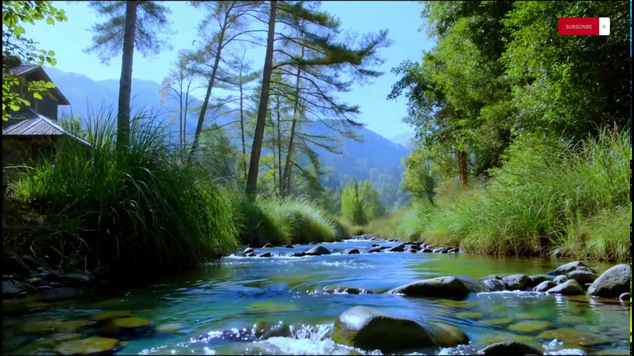 Deep Sleep Made Easy — Relaxing Piano & River Sounds for Stress Relief | 10 Hours