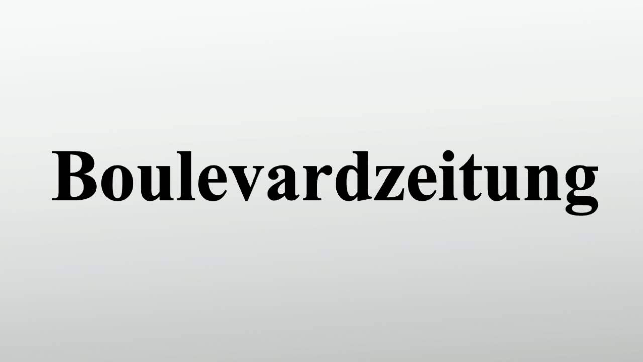 Boulevardzeitung