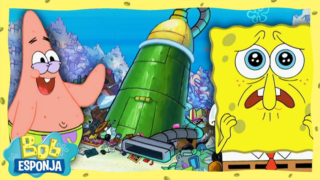 O Triângulo Da Fenda Do Bikini | Bob Esponja em Português