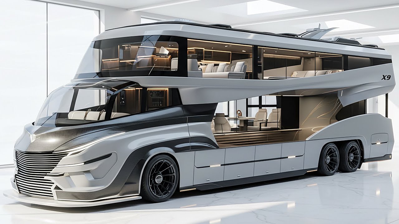 Voyager Signature X9 Double Decker Motorhome 2026 | Ultra-Luxury Exterior & Interior Reveal