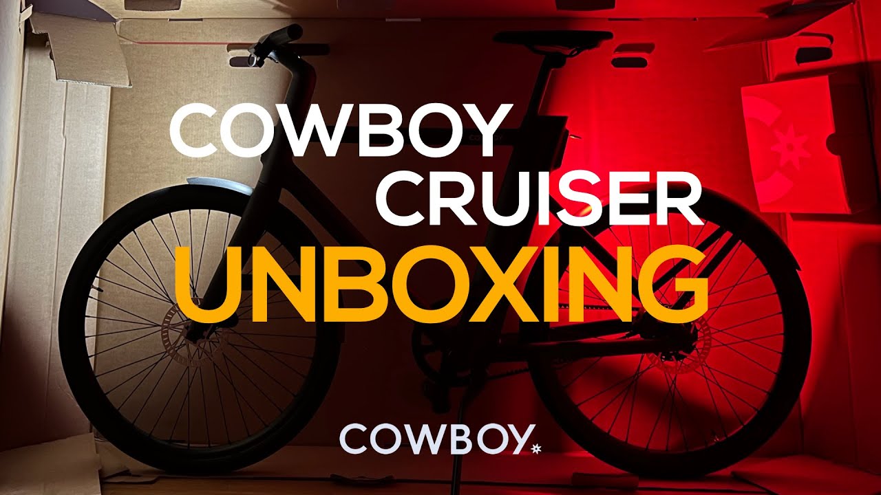 electric bicycle unboxing - Cowboy Cruiser : best electric bike for daily use