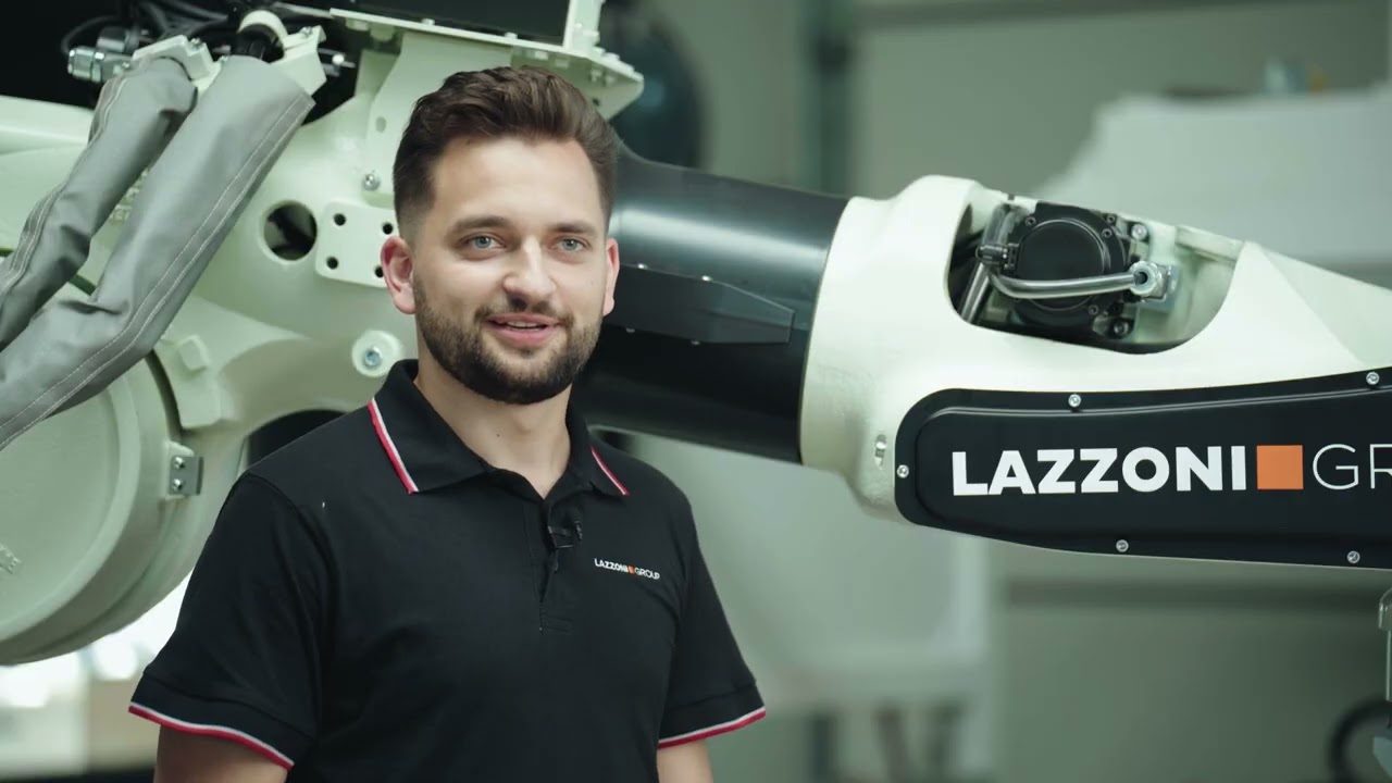 LAZZONI robotization and automation with Kawasaki Robotics