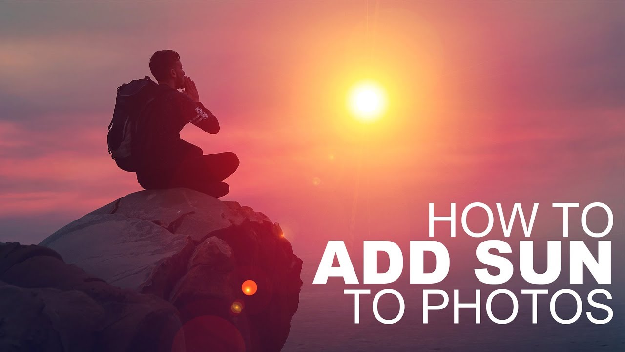 How to Add Sun to Photos in Photoshop using Blending Modes - Photoshopdesire.com