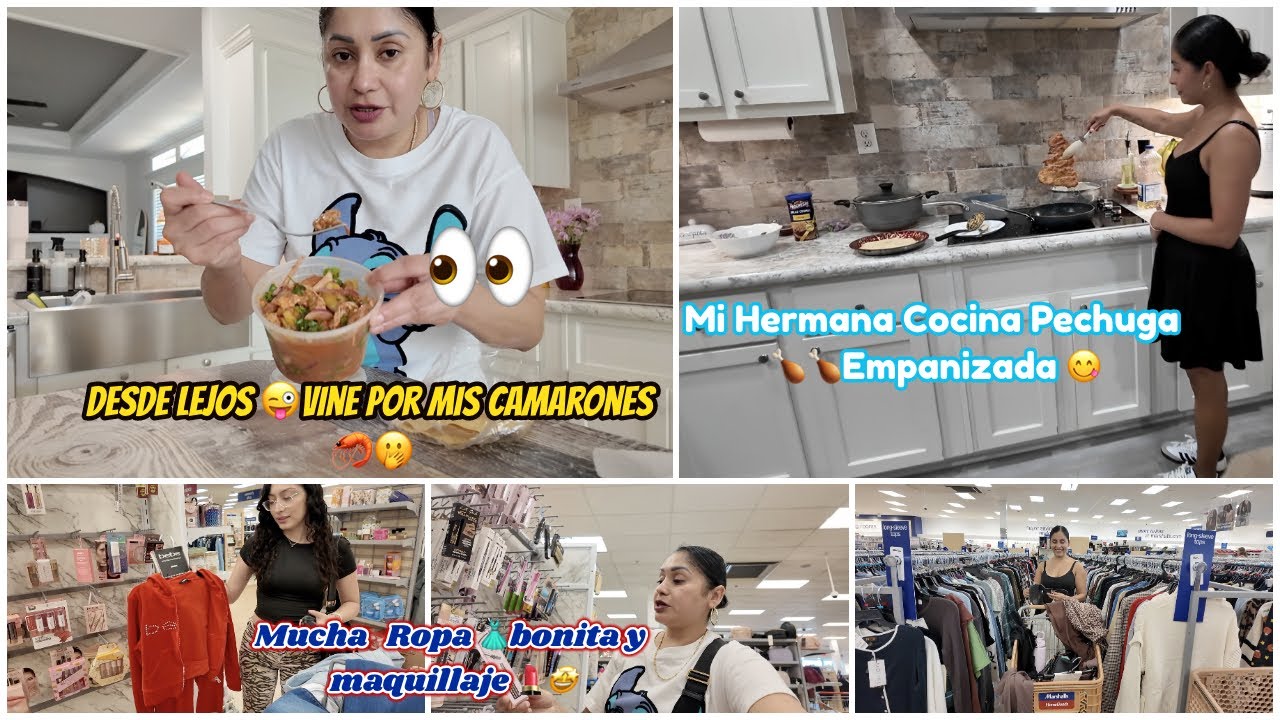 COMPRANDOLE ROPA 👖👕🧥 A JUANITO EL NO QUIERE SALIR 🤔?  DESDE LEJOS SOLO VIENE POR MIS CAMARONES 🦐🫢