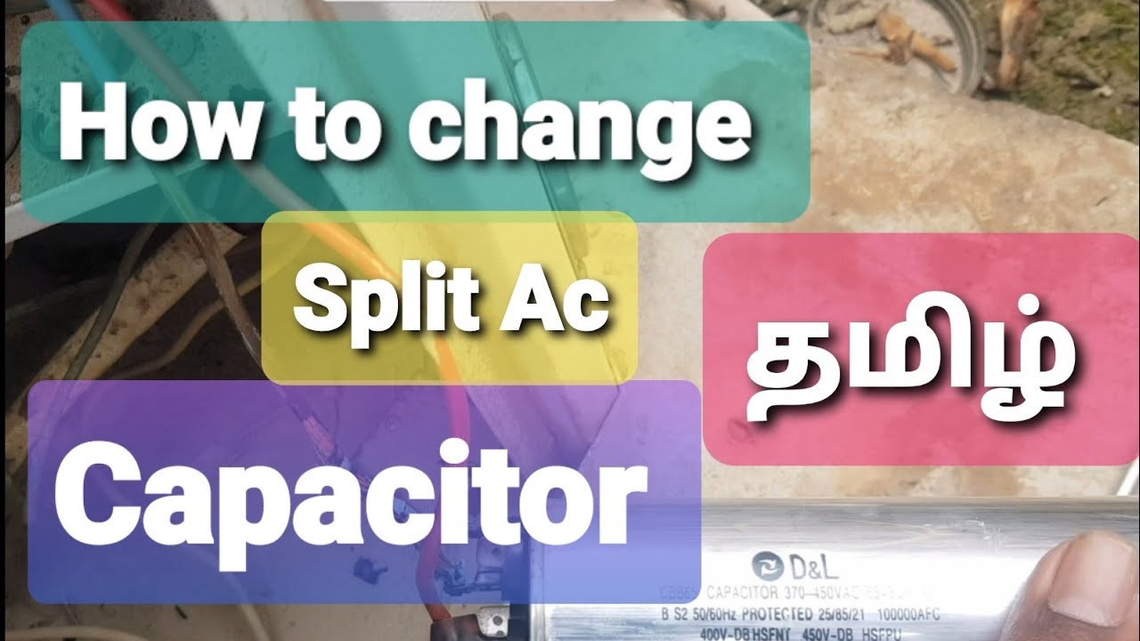 |How to change||Compressor running capacitor||தமிழ்| #Hvac_service_tech_tamil