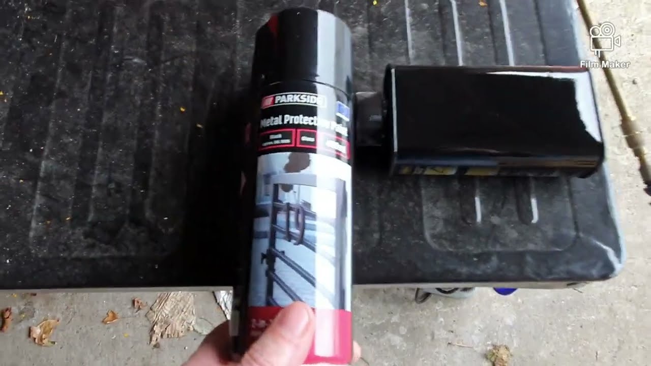 Parkside Aerosol paint test , is it really  petrol resistant ?