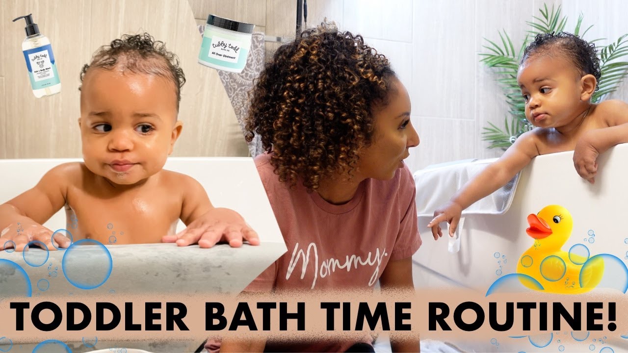 Toddler Bath Time Routine! | RnB Fam