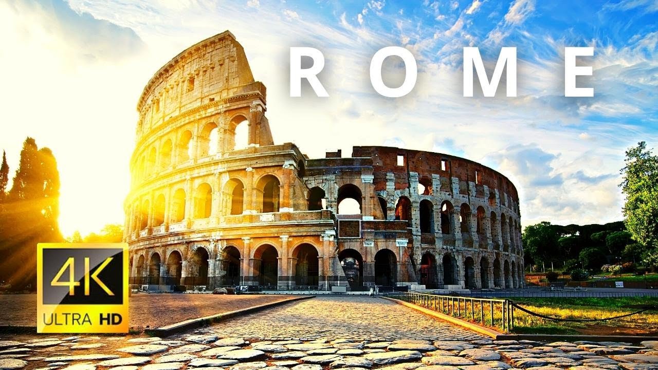 Rome, Italy 🇮🇹 in 4K ULTRA HD 60 FPS Video by Drone