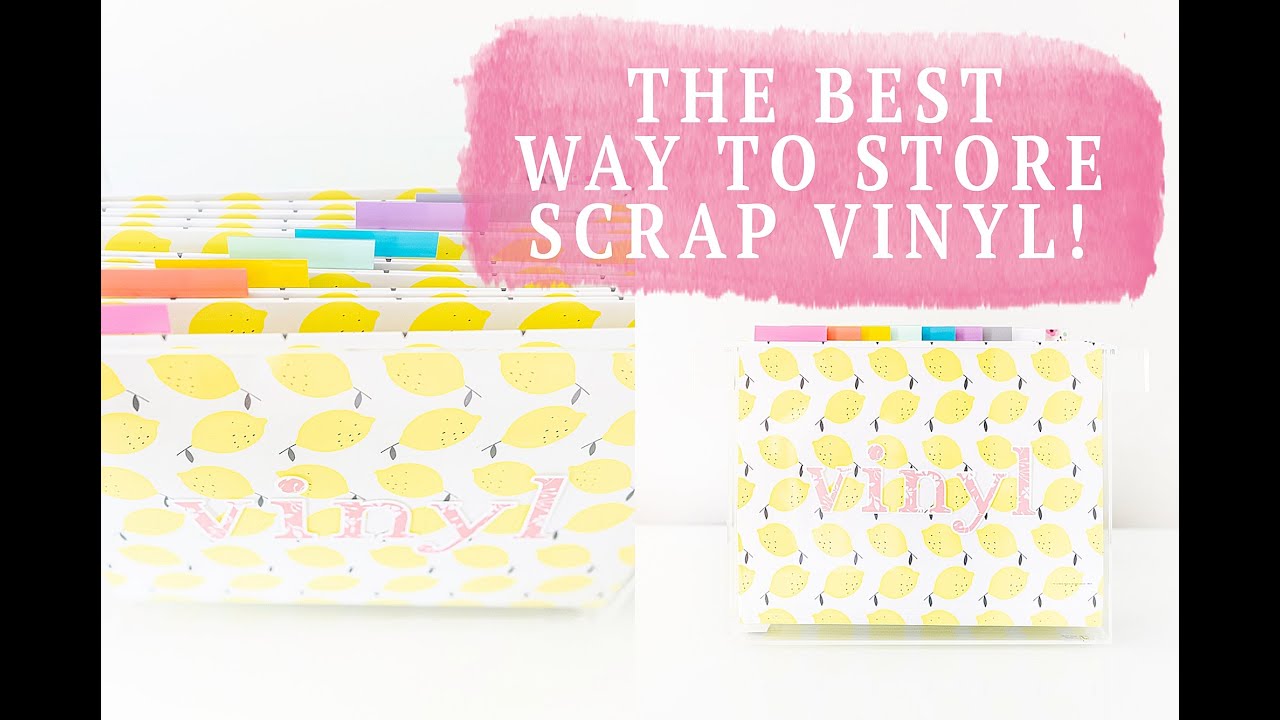 *NEW* THE BEST WAY TO STORE VINYL SCRAPS!  BRILLIANT STORAGE SOLUTION!