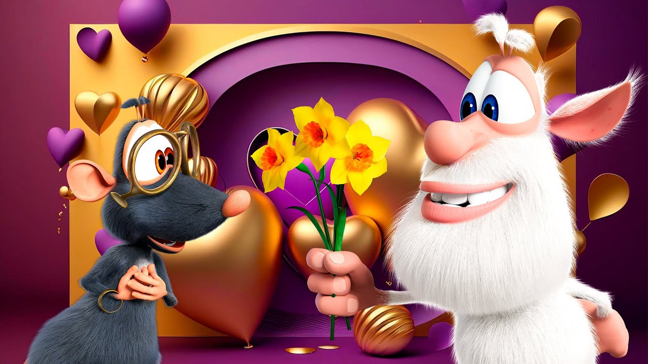 Буба - День весни і крутезних дівчат 🔹 Веселі мультики для дітей ⭐ Мультфільми українською мовою