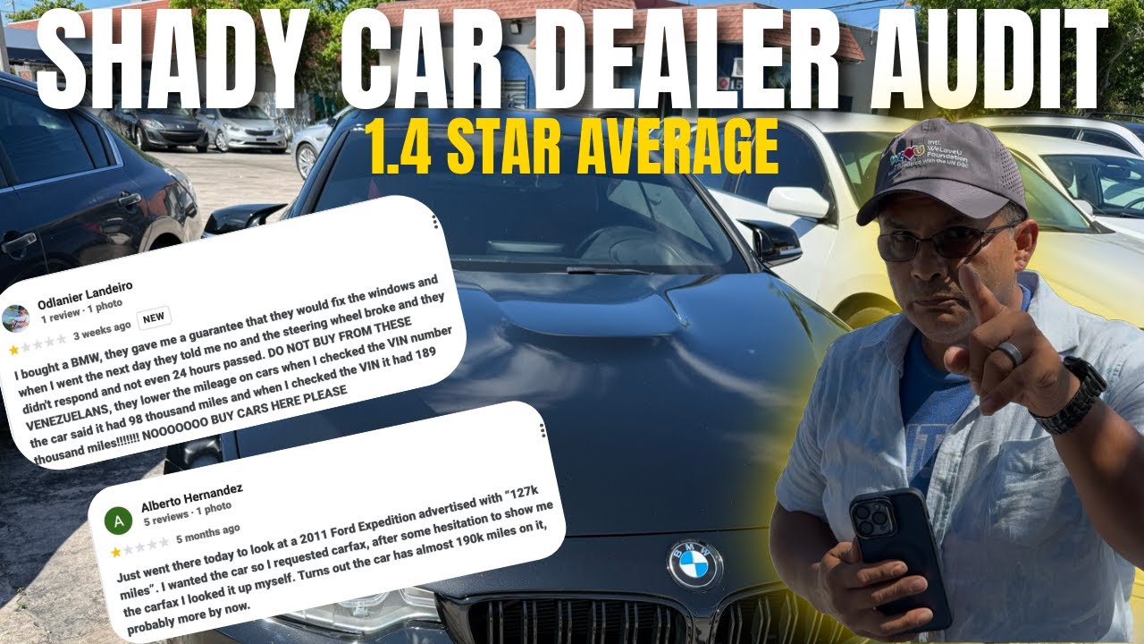 Caught Filming This Shady Lake Worth Car Dealer Accused of Odometer Fraud